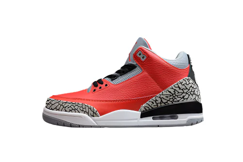 AIR JORDAN 3 RETRO SE UNITE FIRE RED/FIRE RED/CEMENT GREY/BLACK - Soul Replicas