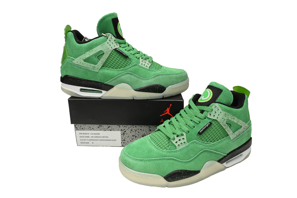 Air Jordan 4 Retro Emerald Green Black - Soul Replicas