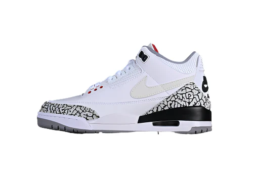 AIR JORDAN 3 RETRO JTH NRG WHITE/FIRE RED-BLACK-WHITE - Soul Replicas