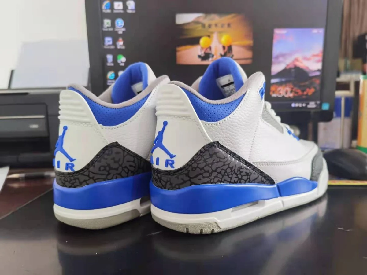 JORDAN 3 RETRO x RACER BLUE - Soul Replicas