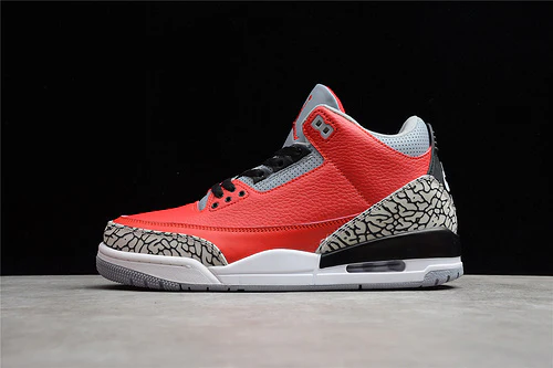 AIR JORDAN 3 RETRO SE UNITE FIRE RED/FIRE RED/CEMENT GREY/BLACK - Soul Replicas