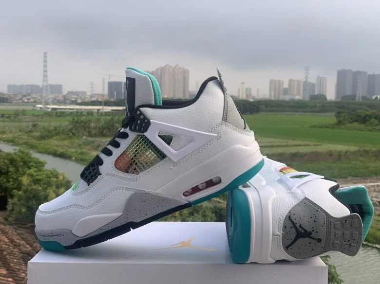 JORDAN 4 x LUCID GREEN RASTA - Soul Replicas