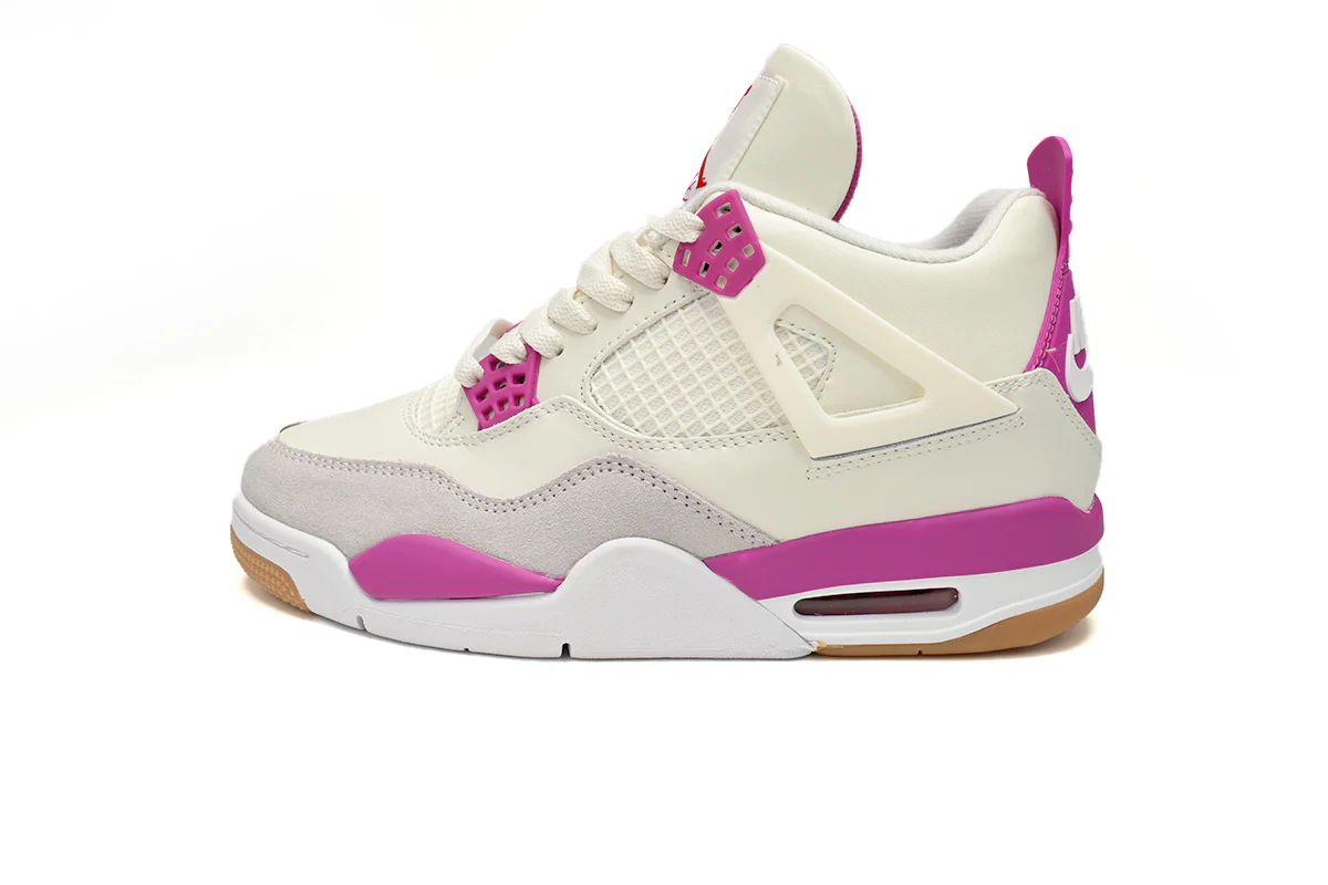 Air Jordan 4 White Purple Grey - Soul Replicas