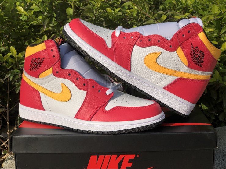 JORDAN 1 RETRO HIGH OG x LIGHT FUSION  RED - Soul Replicas
