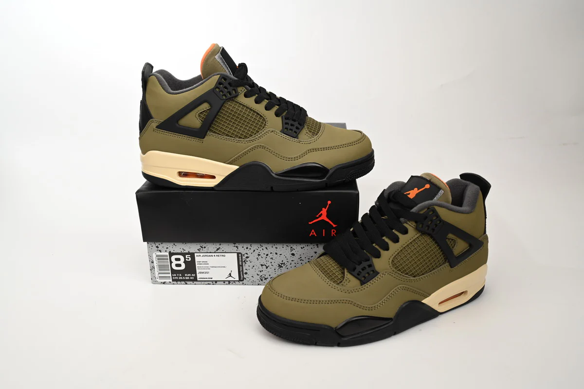Air Jordan 4 Amu Army Green - Soul Replicas