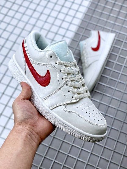 JORDAN 1 LOW x WHITE UNIVERSITY RED - Soul Replicas
