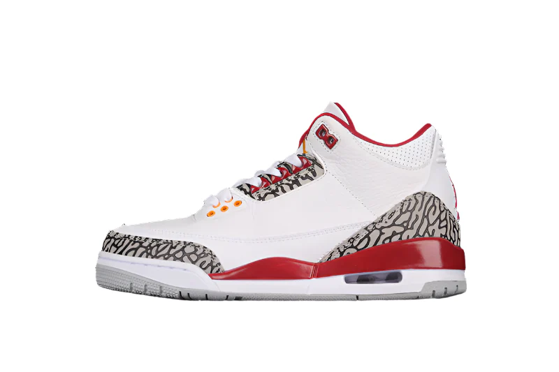 AIR JORDAN 3 RETRO WHITE/LIGHT CURRY/CARDINAL RED/CEMENT GREY - Soul Replicas