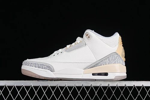 AIR JORDAN 3 CRAFT IVORY IVORY/GREY MIST/CREAM - Soul Replicas
