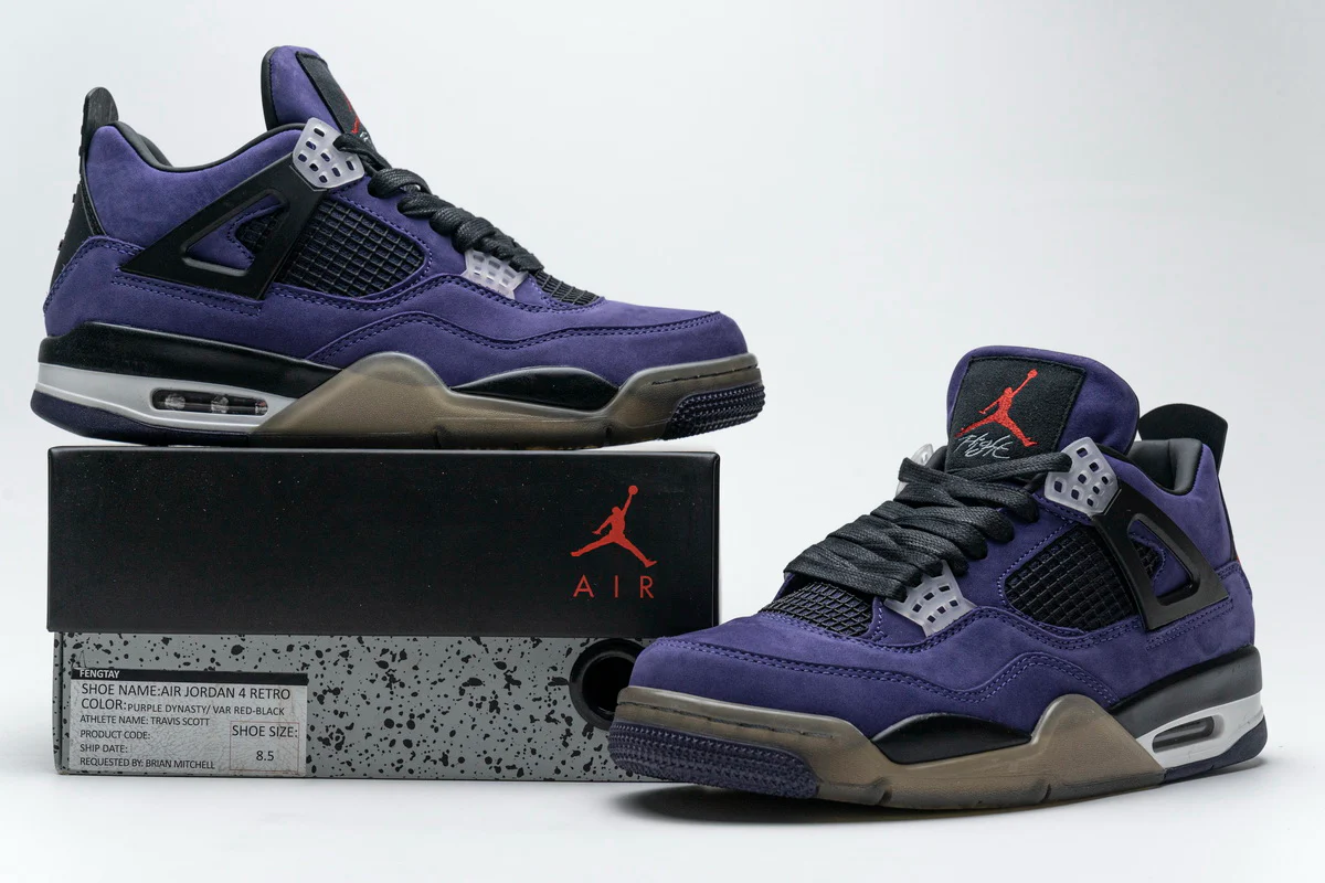 Air Jordan 4 Retro Purple - Soul Replicas