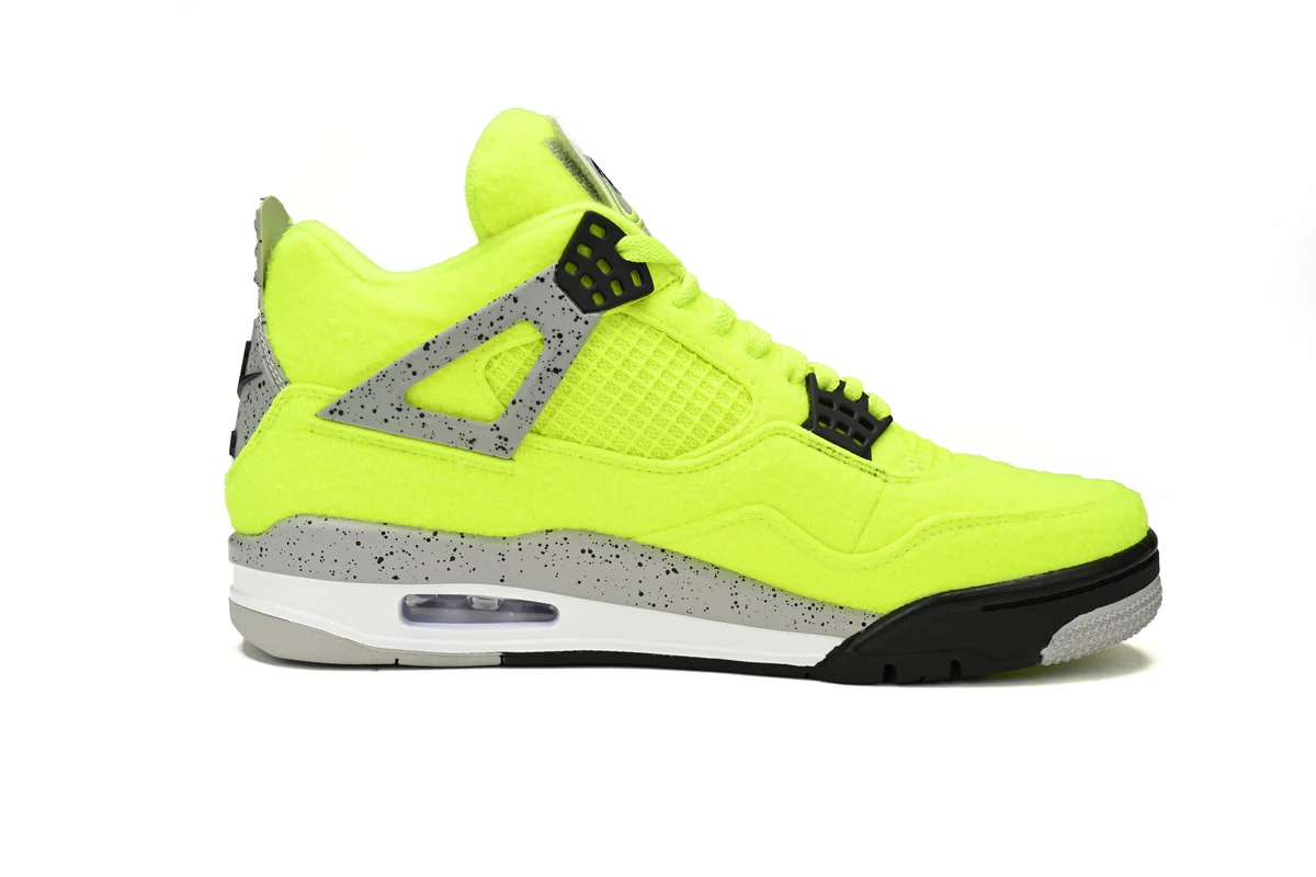 Air jordan 4 Plush Fluorescent Yellow - Soul Replicas