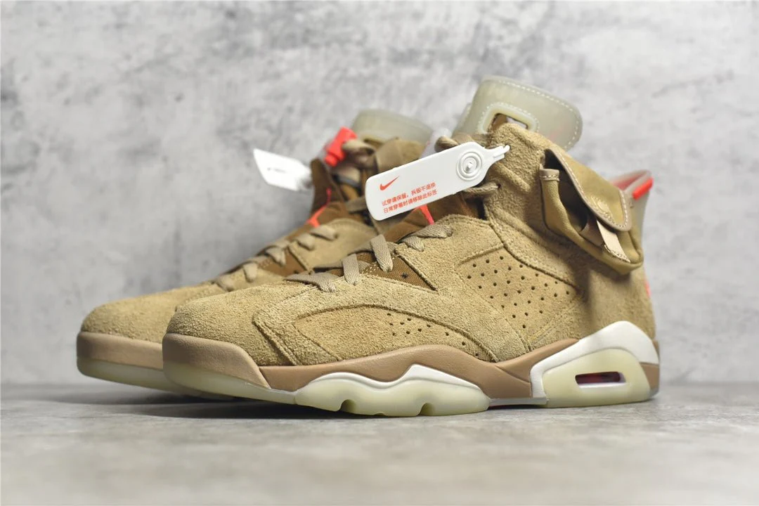 JORDAN 6 x TRAVIS SCOTT BRITISH KHAKI - Soul Replicas
