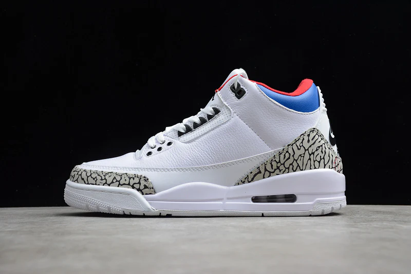 AIR JORDAN 3 SK NRG SEOUL KOREA WHITE/SOAR-ATOM RED - Soul Replicas