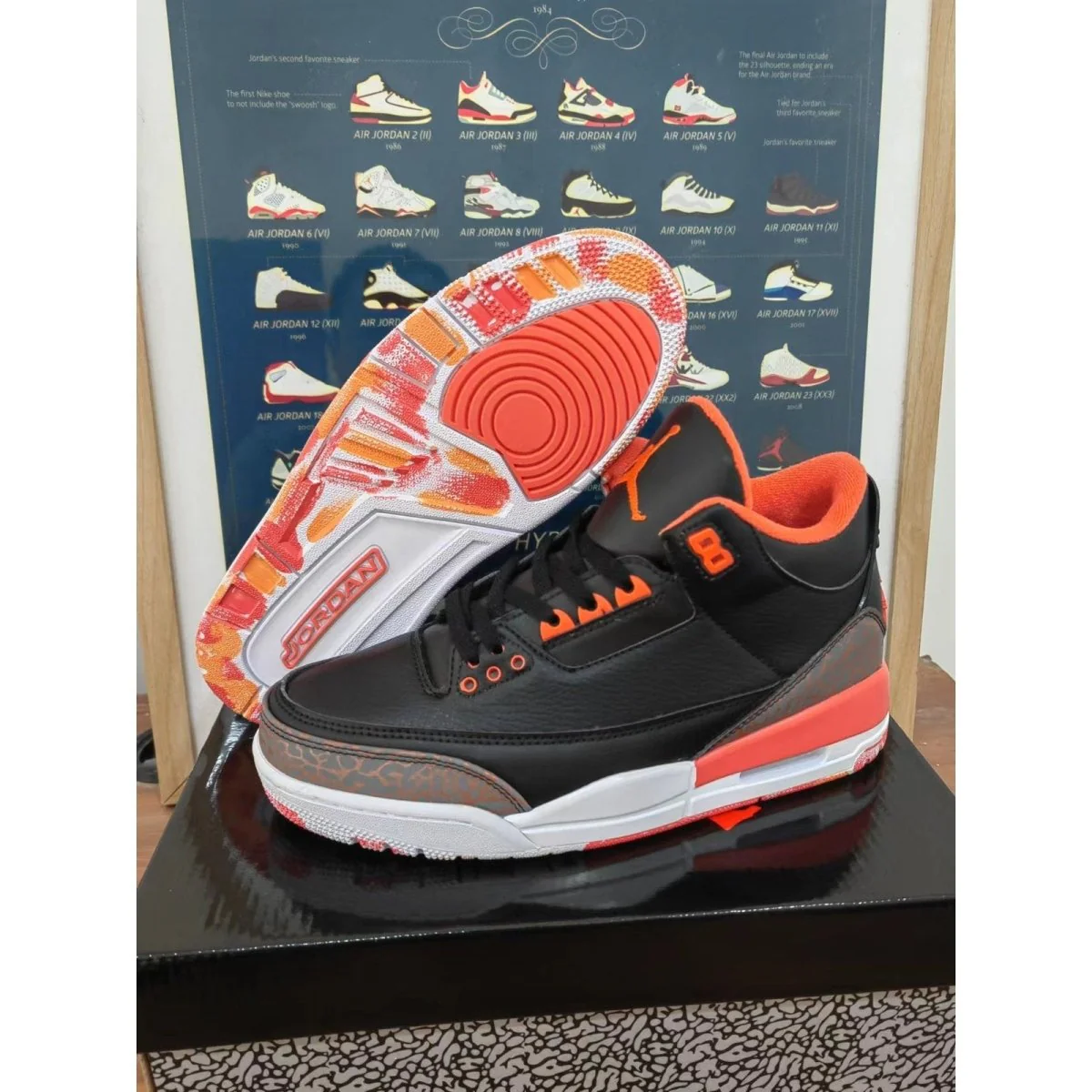 JORDAN 3 x KUMQUAT - Soul Replicas