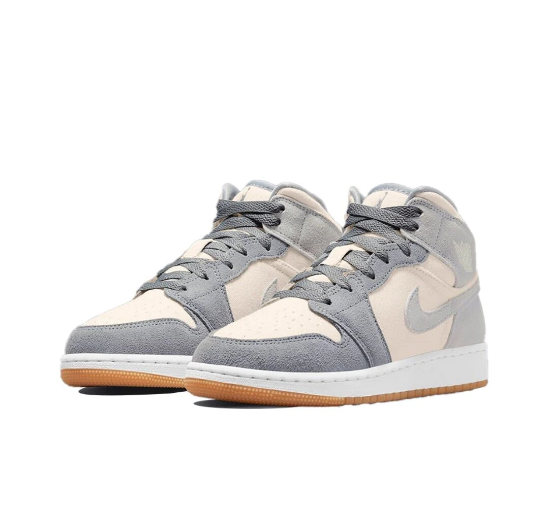 JORDAN 1 MID SE x COCONUT MILK PARTICLE GREY - Soul Replicas