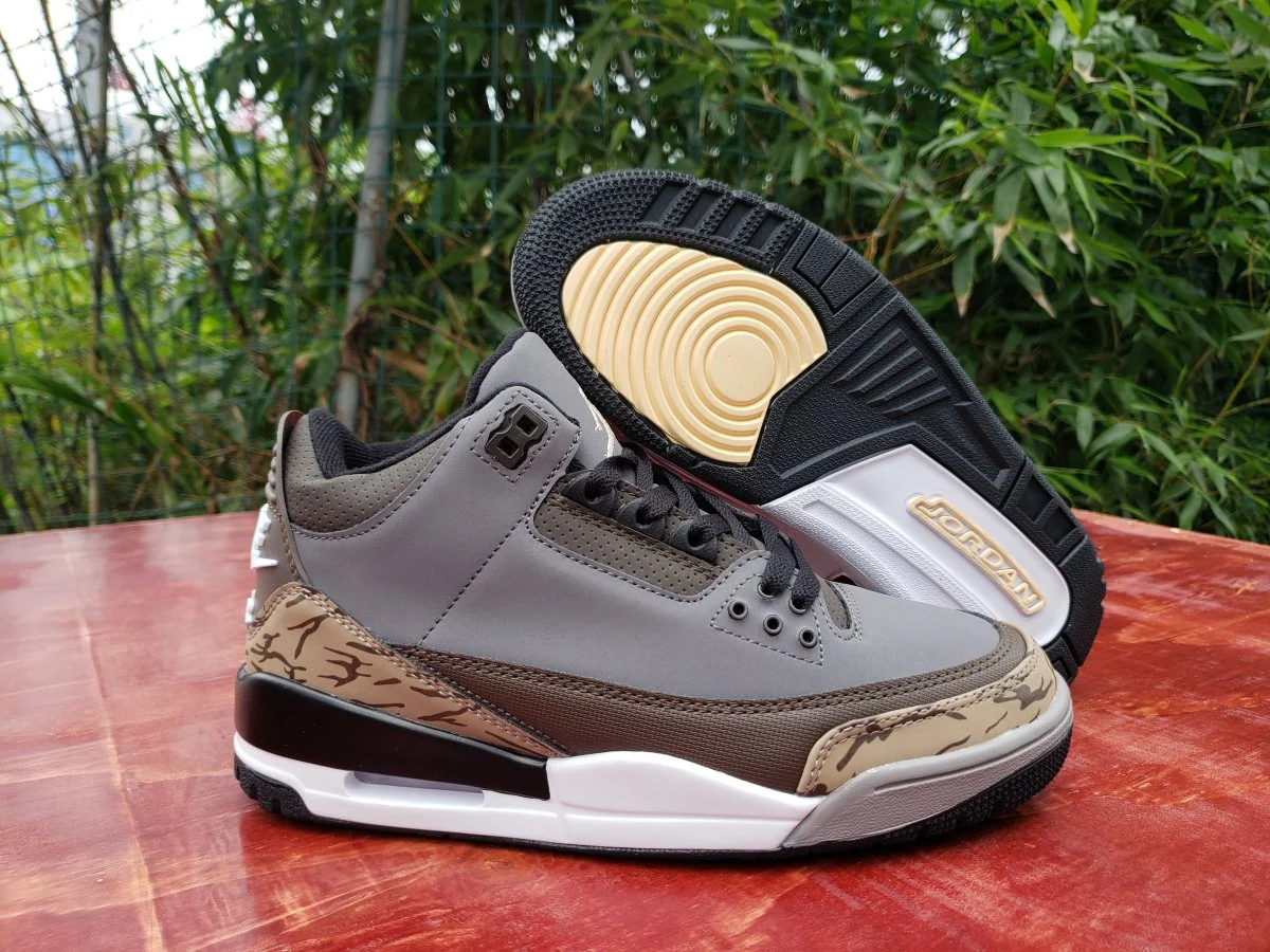JORDAN 3 RETRO x COOL GREY/EARTH BROWN - Soul Replicas
