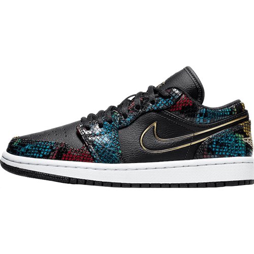 JORDAN 1 LOW x MULTICOLOR SNAKESKIN - Soul Replicas