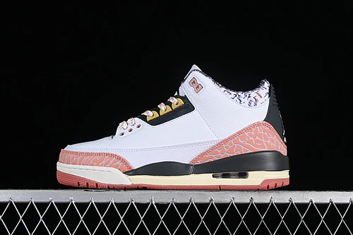 AIR JORDAN 3 RETRO GS WHITE/ANTHRACITE/RED STARDUST/SAIL/SATURN GOLD - Soul Replicas
