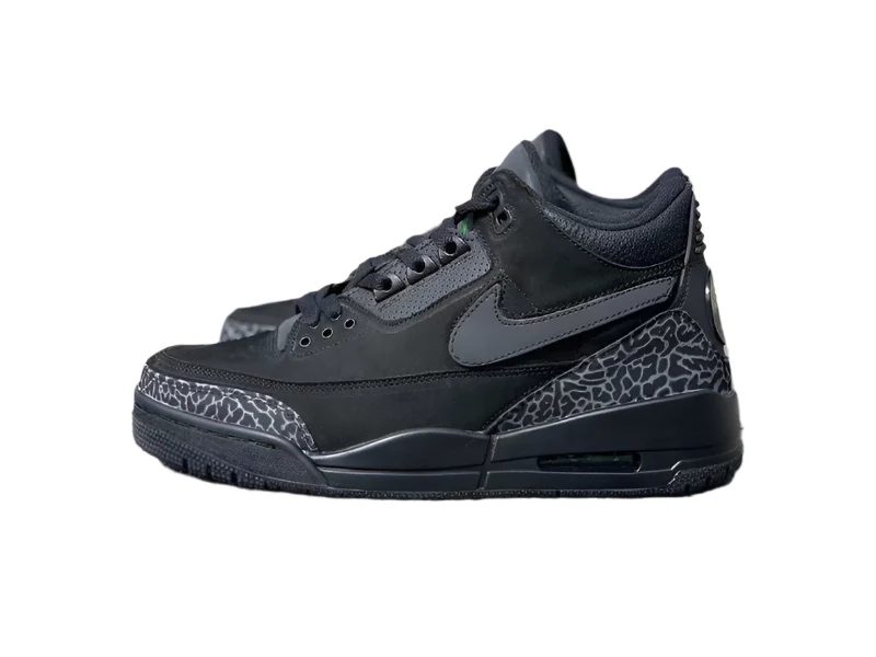 AIR JORDAN 3 TINKER BLACK CAT BLACK/BLACK/BLACK - Soul Replicas