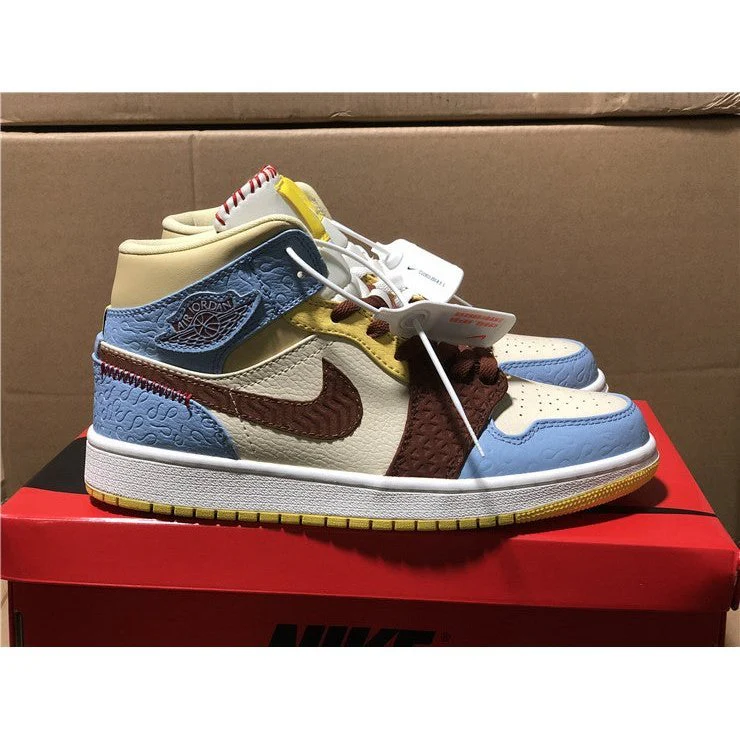 JORDAN 1 MID SE x FEARLESS MAISON CHATEAU ROUGE - Soul Replicas