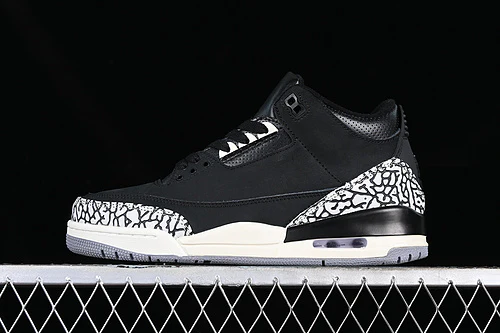 AIR JORDAN 3 RETRO OFF NOIR WHITE/BLACK/GREY - Soul Replicas