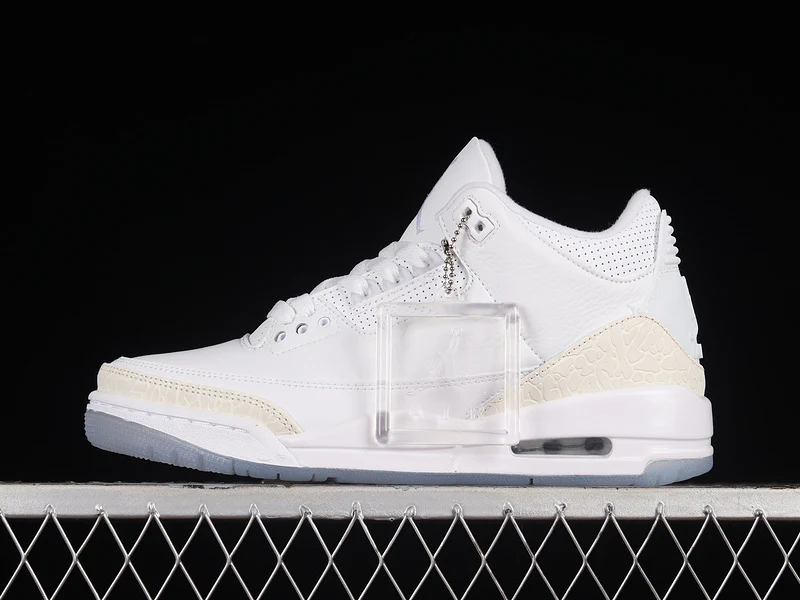AIR JORDAN 3 RETRO PURE MONEY WHITE/WHITE-WHITE - Soul Replicas