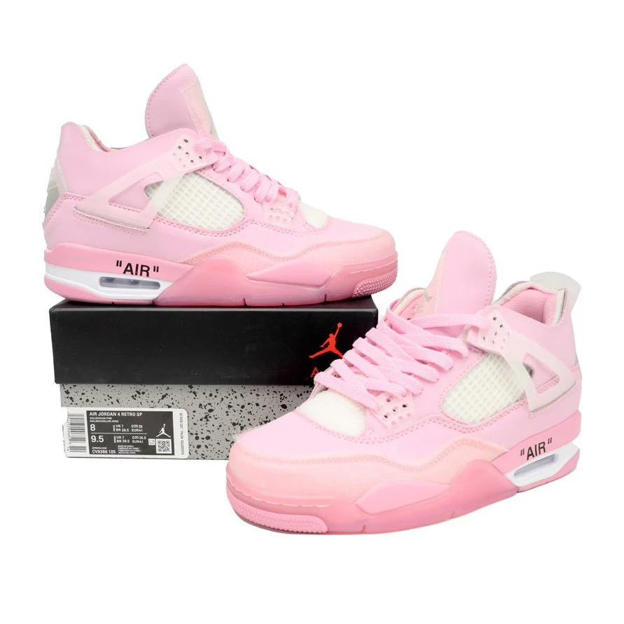 JORDAN 4 x OFF-WHITE ROSE PEACH - Soul Replicas