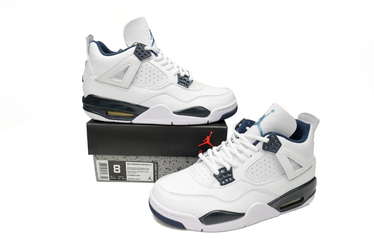 Air Jordan 4 Retro LS Legend Blue - Soul Replicas