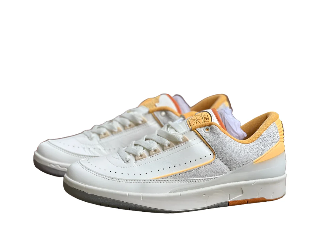 Air Jordan 2 Low Grey/White/Orange - Soul Replicas