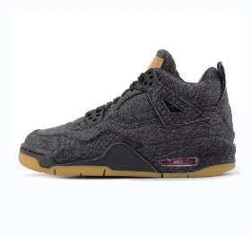 Air Jordan 4 Levi's Black - Soul Replicas