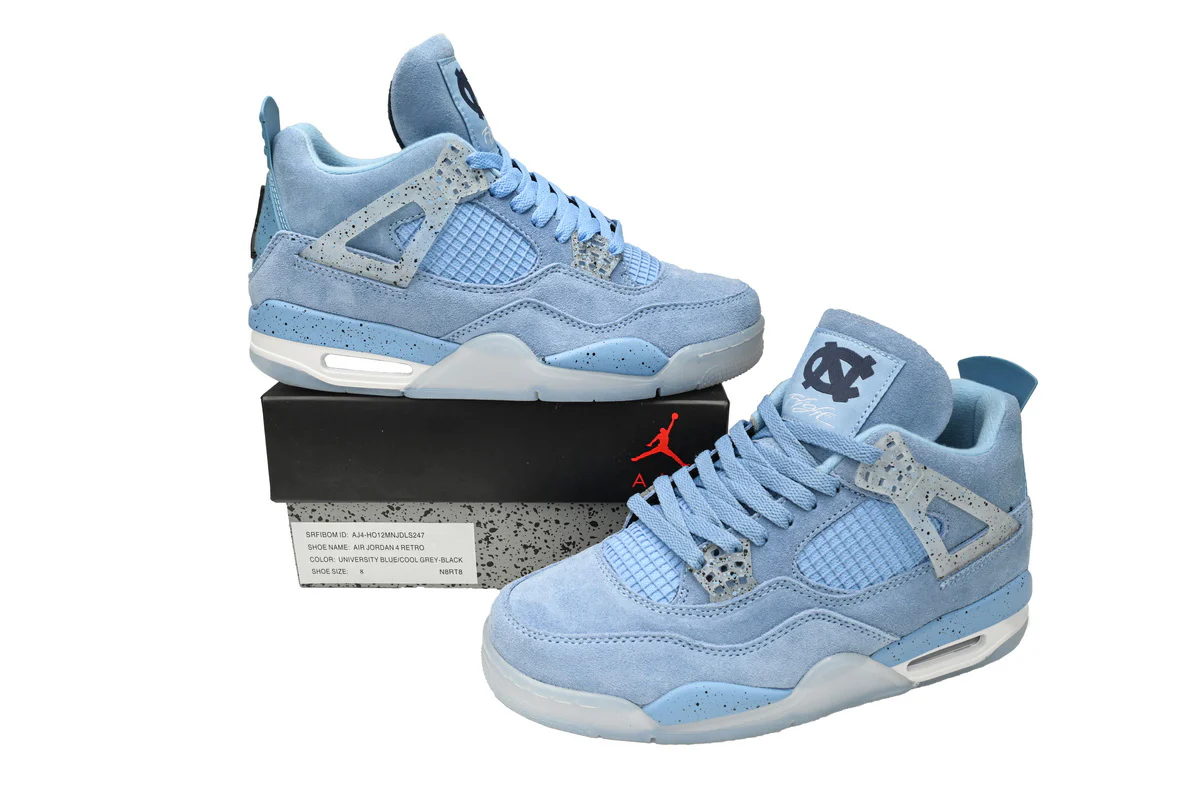 Air Jordan 4 Retro UNC University Blue - Soul Replicas