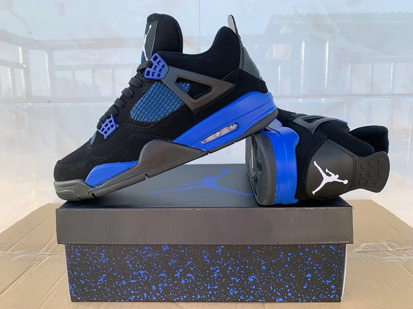 JORDAN 4 x BLUE THUNDER - Soul Replicas