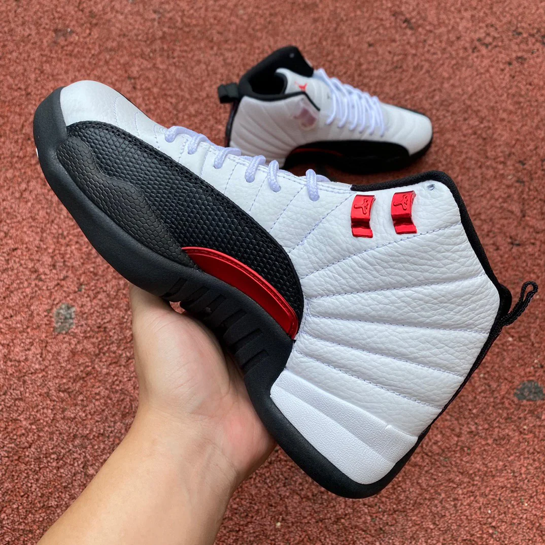 Jordan 12 Retro 'White/Black/Red' - Soul Replicas
