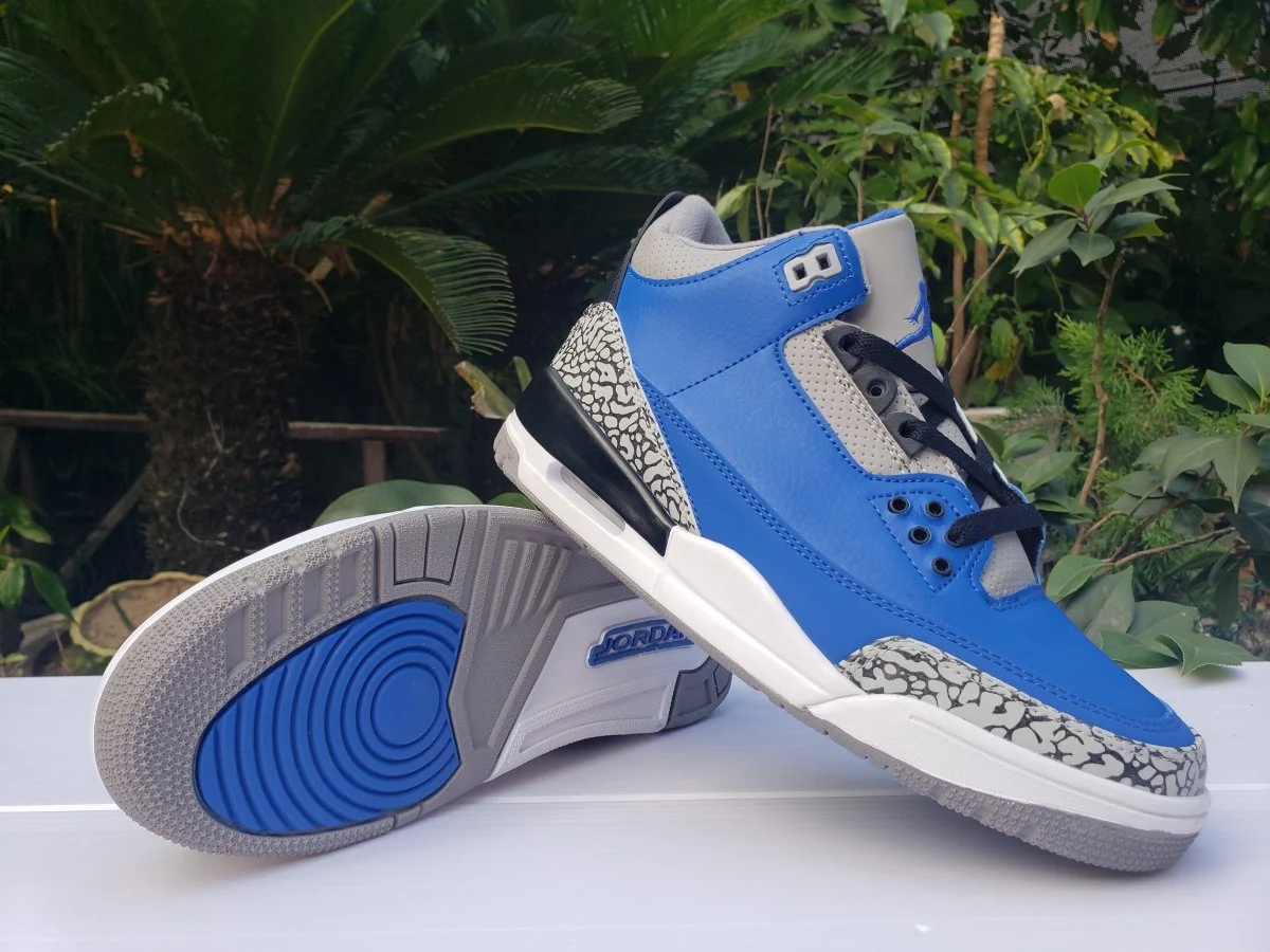JORDAN 3 RETRO x VARSITY ROYAL CEMENT - Soul Replicas
