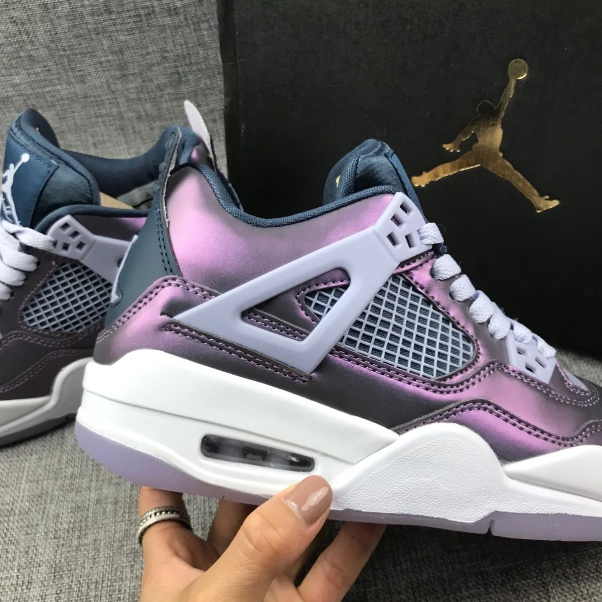 JORDAN 4 x MONSOON BLUE - Soul Replicas