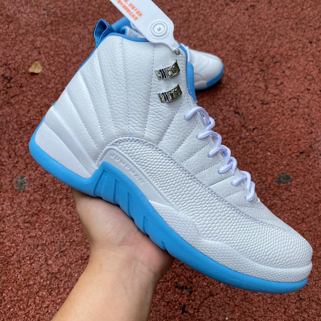 Jordan 12 Retro 'White/University Blue' - Soul Replicas