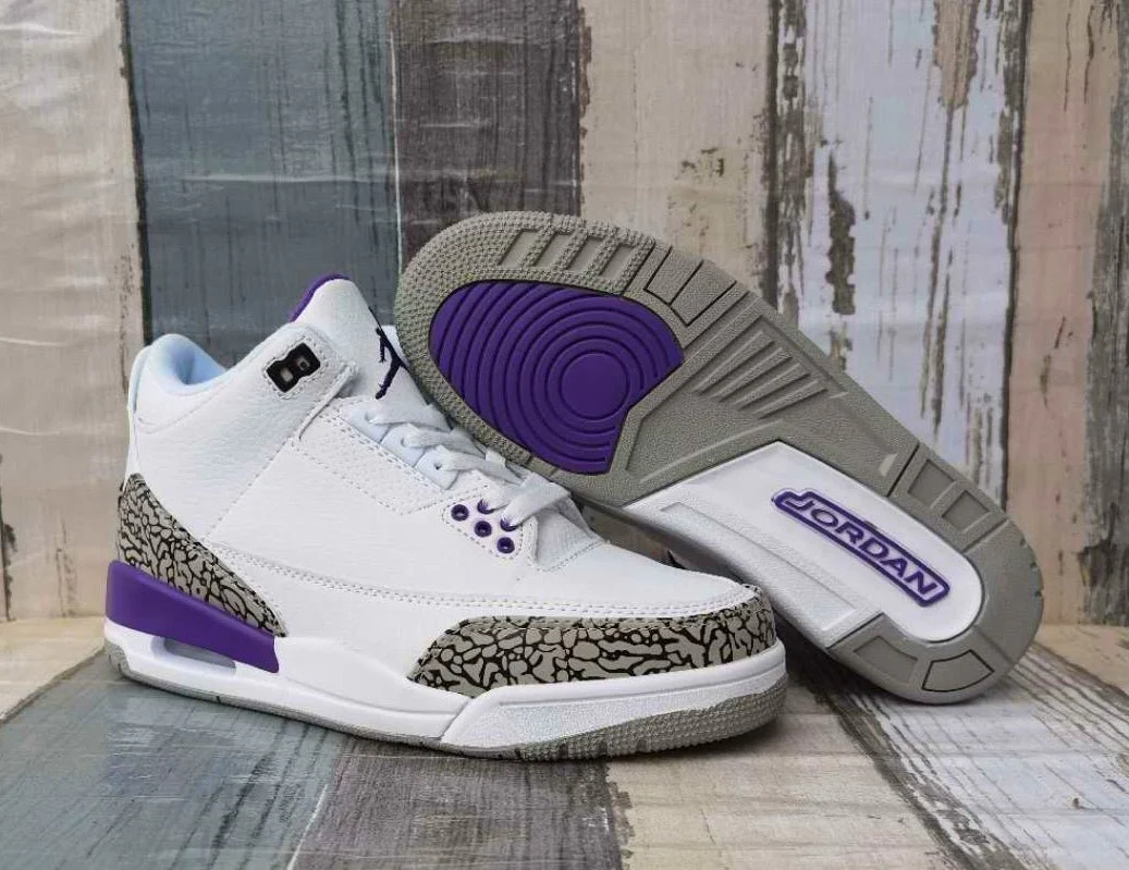 JORDAN 3 RETRO x DARK IRIS - Soul Replicas