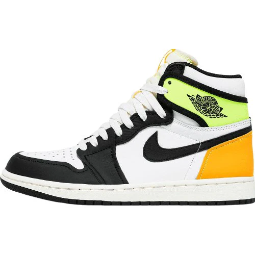 JORDAN 1 RETRO HIGH x WHITE BLACK VOLT UNIVERSITY GOLD - Soul Replicas
