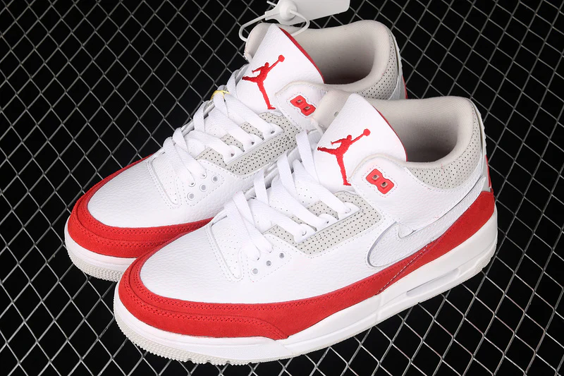 AIR JORDAN 3 RETRO TINKER WHITE/UNIVERSITY RED-NEUTRAL GREY - Soul Replicas