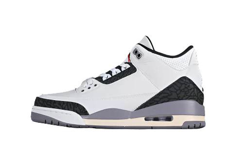 AIR JORDAN 3 RETRO CEMENT GREY WHITE/GREY/BLACK - Soul Replicas