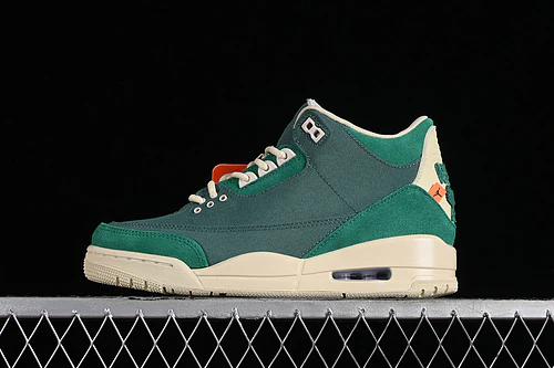 AIR JORDAN 3 RETRO BICOASTAL/BLACK/MALACHITE/FOSSIL - Soul Replicas