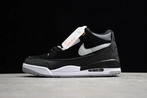 AIR JORDAN 3 TINKER BLACK/CEMENT GREY-METALLIC GOLD - Soul Replicas