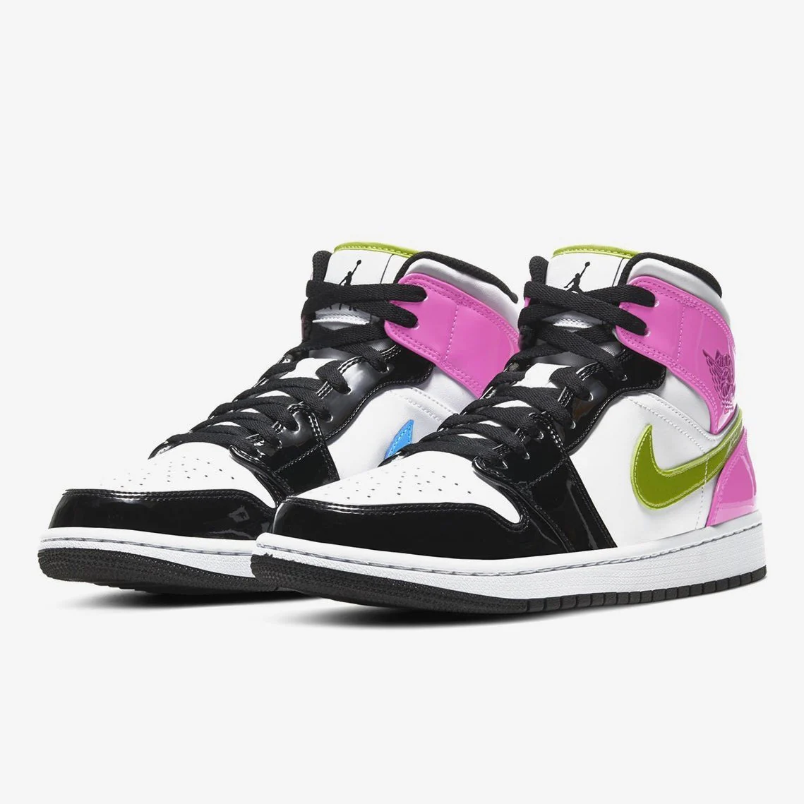 JORDAN 1 MID x WHITE BLACK CYBER PINK - Soul Replicas