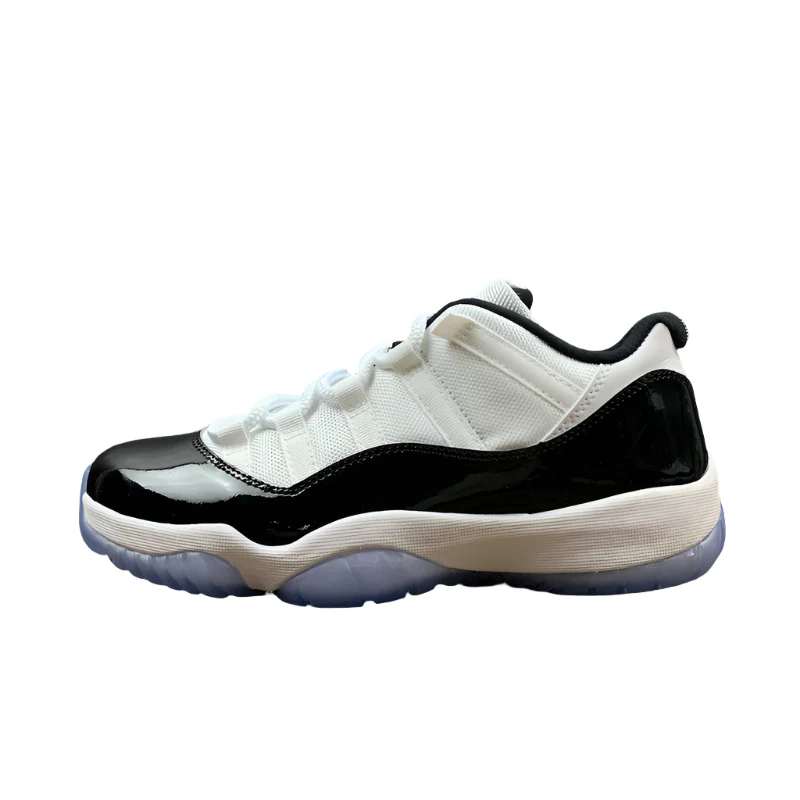 AIR JORDAN 11 RETRO LOW CONCORD WHITE/BLACK - Soul Replicas