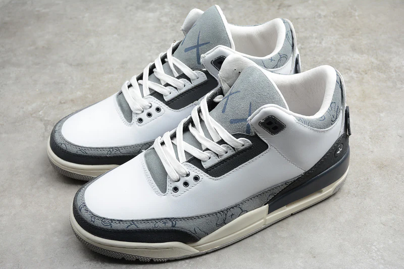 AIR JORDAN 3 WHITE/BLACK/GREY - Soul Replicas