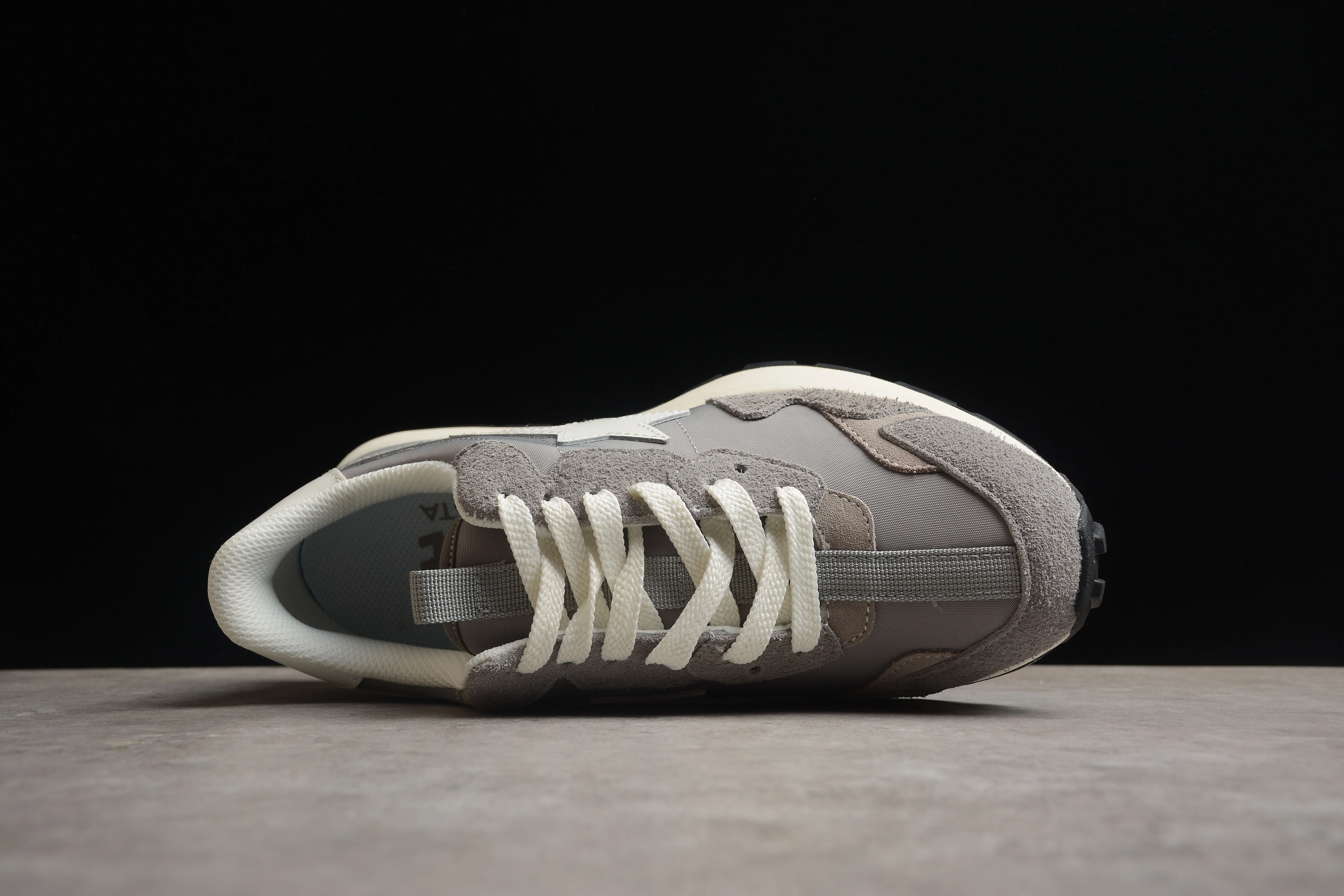 BAPE STA Runner Sneakers in Grey and White - Soul Replicas