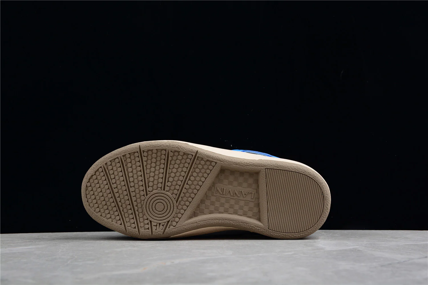 Lanvin Blue and Red Lace Sneakers - Soul Replicas