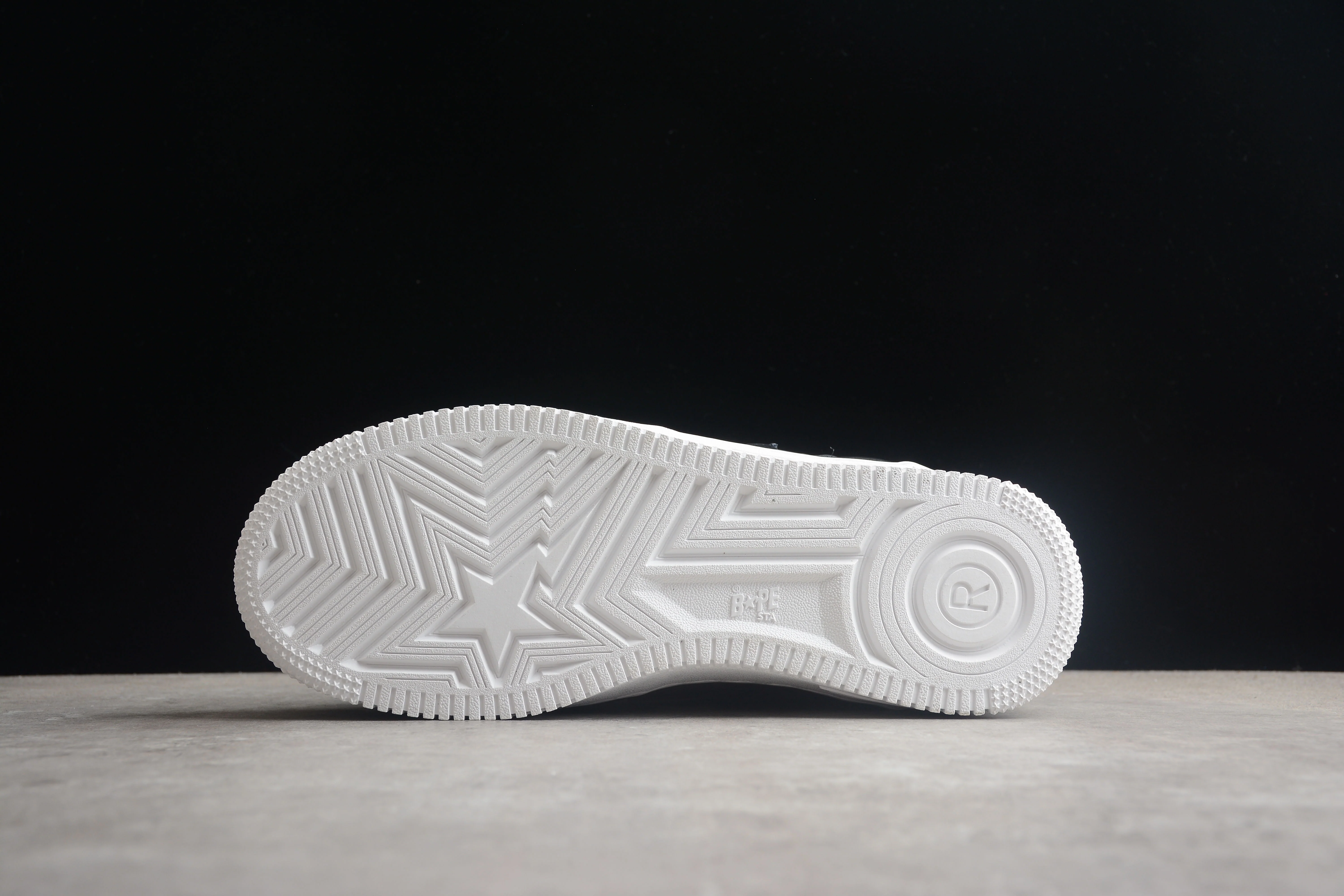 BAPE STA Black Patent Leather Low-Top Sneakers - Soul Replicas