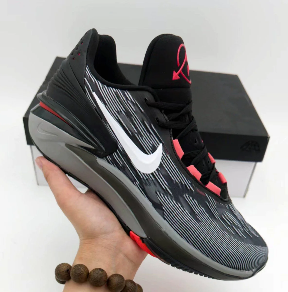 NIKE ZOOM G.T. CUT 2 x BLACK BRIGHT CRIMSON - Soul Replicas