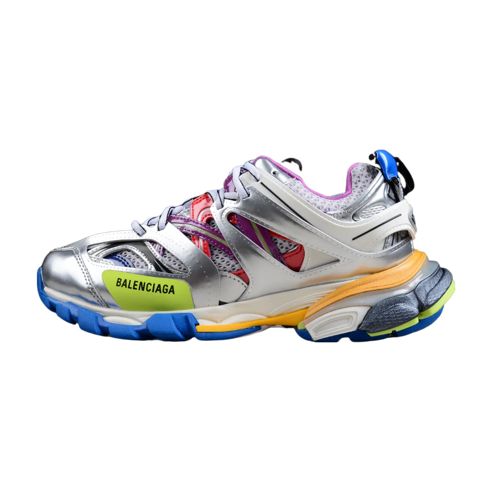 BALENCIAGA TRACK x LEATHER FREE WHITE SILVER MULTI - Soul Replicas