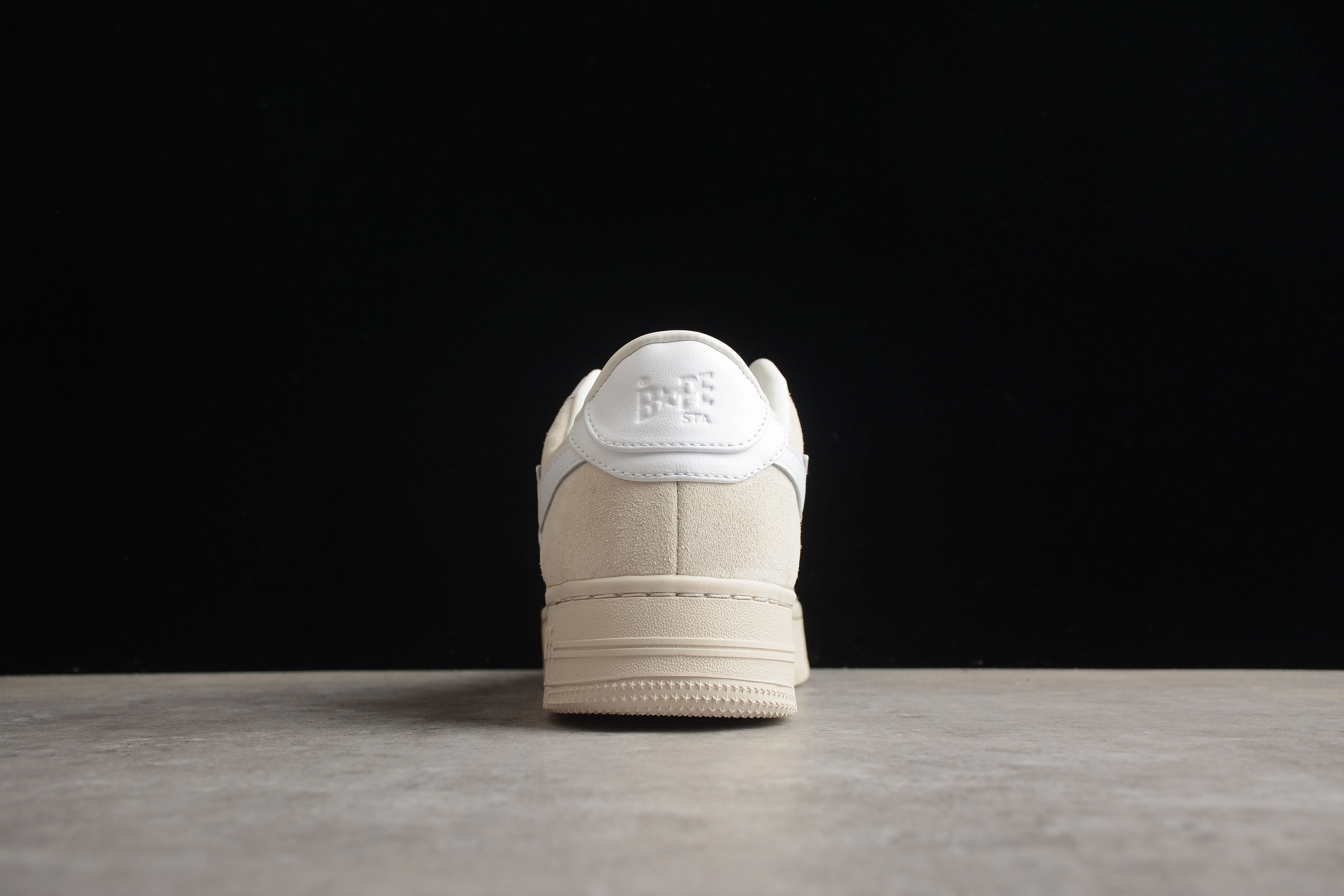 BAPE STA Low-Top Sneakers in White and Cream - Soul Replicas